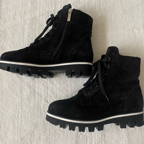 Aquatalia Corduroy Suede Ankle Boots - Picture 4 of 6